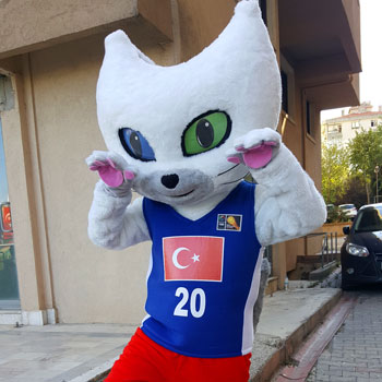 Fiba Kedi  Maskotu